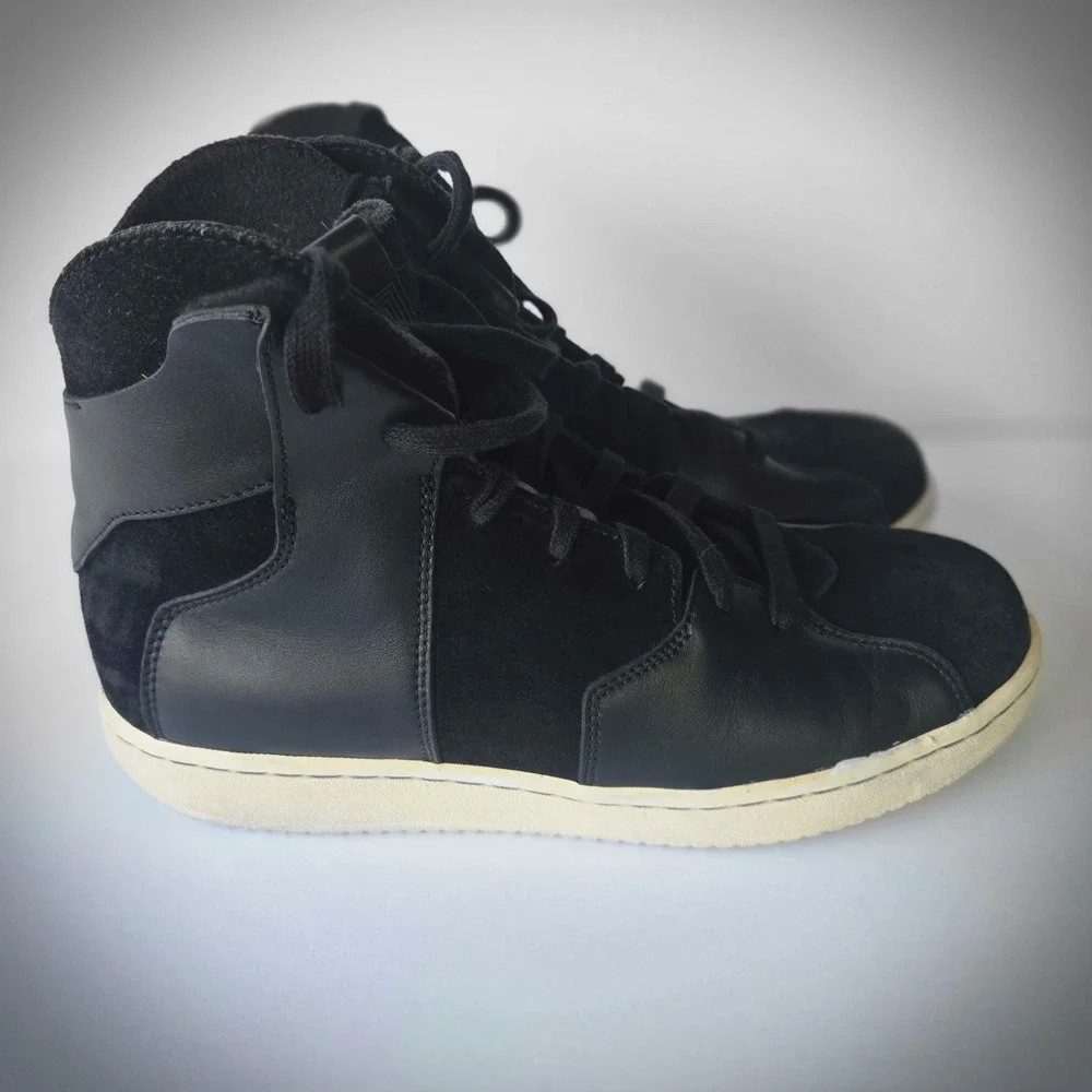 Jordan Westbrook 0.2 Black Leather Suede High Top Sneakers 854563-002 Mens